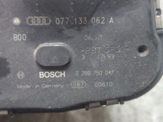 Заслонка дроссельная, ориг. номер 077133062A, 0280750047, Audi A6 2008-2011