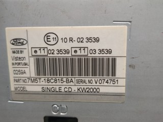Магнитола, ориг. номер 7M5T18C815BA, 1825943, 7M5T18C815BD, Ford Focus 2004-2008