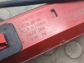 Фонарь дополнительный (стоп-сигнал), ориг. номер 8200063819, Renault Vel Satis 2002-2005