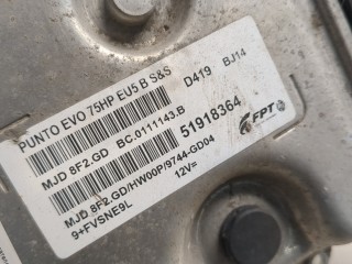 Блок управления двигателем, ориг. номер 51918364, BC0111143B, Fiat Punto 2009-2012