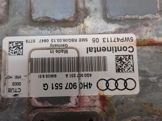 Блок управления двигателем, ориг. номер 4H0907551G, Audi A8 2007-2010