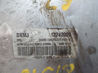 Блок управления двигателем, ориг. номер 12242020, Opel Zafira 2003-2006