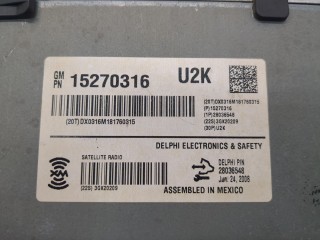 Блок управления радиоприемником, ориг. номер 15270316, Chevrolet Tahoe 2006-2014