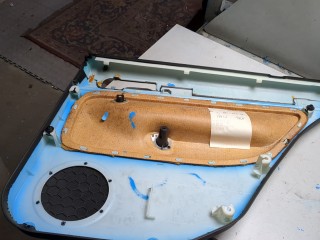Дверная карта (Обшивка двери) левая задняя, ориг. номер 1J9867211QJGJ, Volkswagen Bora 1998-2005