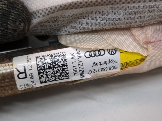 Подушка безопасности боковая (шторка) правая, ориг. номер 3C8880741C, 24091239, Volkswagen Passat CC 2012-2017