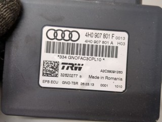 Блок управления стояночным тормозом, ориг. номер 4H0907801F, Audi A8 2007-2010