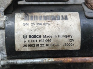 Стартер, ориг. номер 25196021, Opel Astra 2006-2014