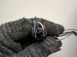 Зеркало боковое левое, ориг. номер 1347112, 98AB17683HS, Ford Focus 2001-2005