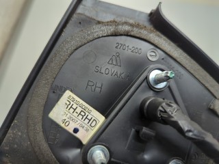 Зеркало боковое правое, Toyota Yaris 2005-2009