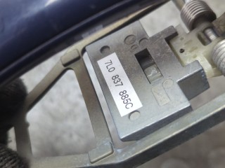 Ручка двери наружная левая передняя, ориг. номер 7L6837205C, Volkswagen Touareg 2002-2007