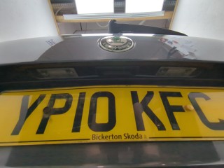 Крышка (дверь) багажника, ориг. номер 5J9827025J, Skoda Fabia 2007-2010