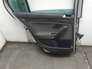 Замок двери левый задний, ориг. номер 7L0839015D, Volkswagen Golf 2003-2009