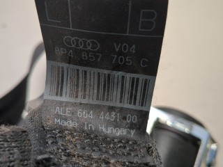 Ремень безопасности левый передний, ориг. номер 8P4857705C, Audi A3 2008-2013