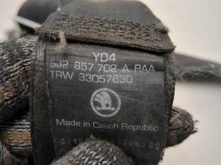 Ремень безопасности правый передний, ориг. номер 5J0857702B, Skoda Fabia 2004-2007