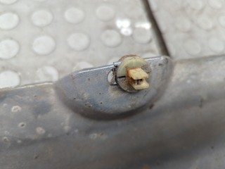 Накладка на порог правая задняя, ориг. номер 1380593, 5M5110154AB, Ford Focus 2007-2011