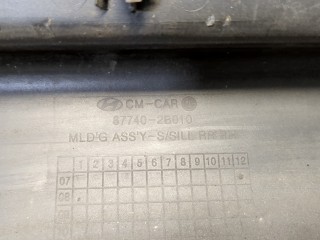Накладка на порог правая передняя, Hyundai Santa Fe 2004-2012