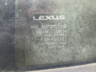 Стекло форточки двери левое заднее, ориг. номер 6801250030, Lexus LS460 2006-2009