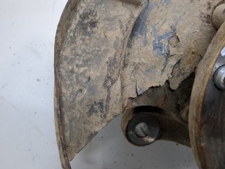 Ступица (кулак, цапфа) левая передняя, ориг. номер 513003E200, 512513E200, KIA Sorento BL 2002-2006