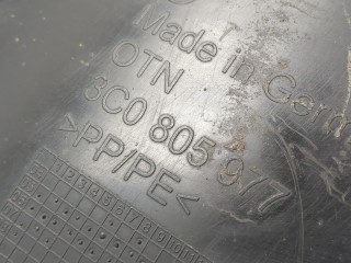 Защита арок (подкрылок) левая передняя, ориг. номер 3C0805977, Volkswagen Passat 2005-2010