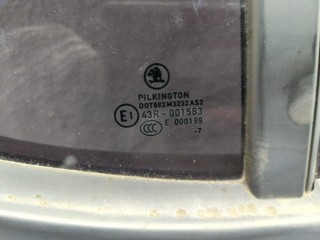 Дверь боковая (легковая) правая задняя, ориг. номер 5J6833056, Skoda Fabia 2004-2007