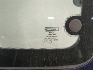 Стекло боковой двери правое заднее, ориг. номер 1356659080, Fiat Qubo 2007-2016