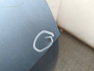 Стекло боковой двери левое переднее, ориг. номер 824101C210, Hyundai Getz 2002-2005