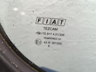 Стекло боковой двери правое переднее, ориг. номер 51765349, Fiat Doblo 2000-2005