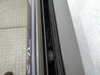 Стекло боковой двери левое заднее, Nissan Cube 2002-2008