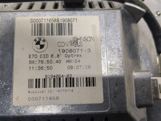 Дисплей компьютера (информационный), ориг. номер 9194064, 65509194064, BMW X6 2007-2012