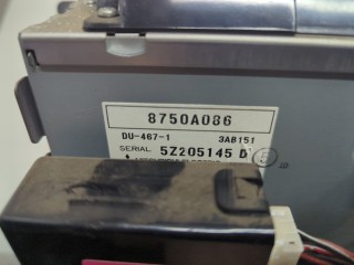 Дисплей компьютера (информационный), ориг. номер 8750A086, Mitsubishi L200 2005-2006