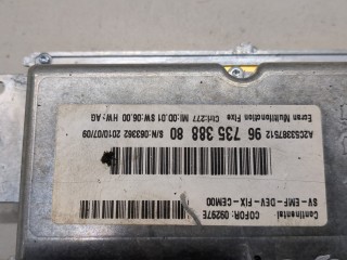 Дисплей компьютера (информационный), ориг. номер 9673538880, Citroen C5 2007-2017