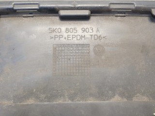 Юбка бампера нижняя левая передняя, Volkswagen Golf 6 2008-2012