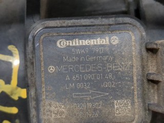 Измеритель потока воздуха (расходомер), ориг. номер A6510900148, Mercedes C W204 2007-2011