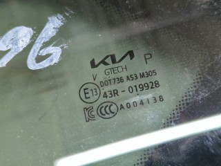 Стекло кузовное боковое левое заднее, KIA EV6 2021-2026