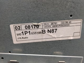 Магнитола, ориг. номер 1P1035186B, Seat Leon 2005-2009