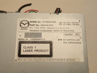 Магнитола, ориг. номер GKK966DV0C, Mazda 6 2009-2014
