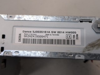 Магнитола, ориг. номер 5J0035161A, Skoda Fabia 2007-2010