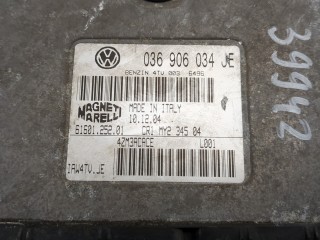 Блок управления двигателем, ориг. номер 036906034JE, Skoda Fabia 2004-2007