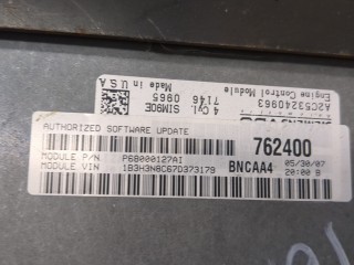 Блок управления двигателем, ориг. номер A2C53240963, 762400, Dodge Caliber 2006-2009