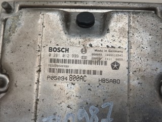 Блок управления двигателем, ориг. номер 0281012999, 05094800AC, Chrysler Voyager 2004-2008