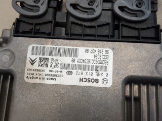 Блок управления двигателем, ориг. номер 0281013872, 9664843780, Citroen C5 2007-2017