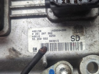 Блок управления двигателем, ориг. номер 55350552, Opel Corsa 2003-2006