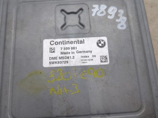Блок управления двигателем, ориг. номер 7599881, 5WK93729, BMW 3 серия 2004-2008