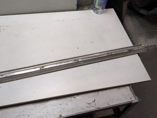 Молдинг двери левое заднее, ориг. номер 4E0853969A, Audi A8 2007-2010