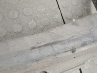 Накладка на порог правая передняя, ориг. номер MR439504, Mitsubishi Carisma 1999-2004
