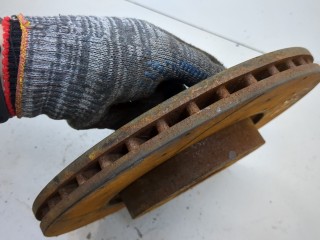 Диск тормозной передний, ориг. номер 5C0615301B, JZW698302AN, Volkswagen Golf 2012-2017