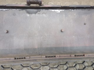 Заглушка (решетка) бампера правая передняя, Mitsubishi Colt 2002-2012