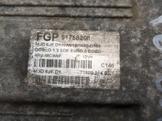 Блок управления двигателем, ориг. номер 51758208, Fiat Doblo 2000-2005