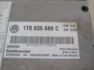 Магнитола, ориг. номер 1T0035680C, Volkswagen Scirocco 2008-2014
