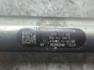 Рампа (рейка) топливная, ориг. номер 0445214086, 55211906, Opel Corsa 2006-2011